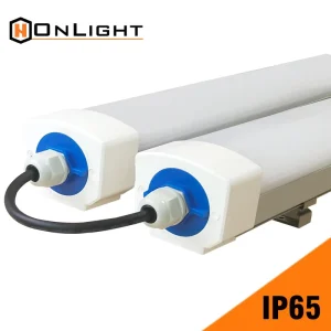 Vandal-Proof Emergency Tri-proof LED Batten IP65 Waterproof 140lm/w 120cm 60W 5000K Daylight Dimmable Aluminum Vapor Light