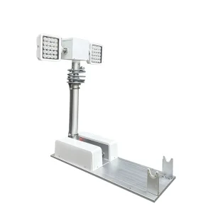 Vehicle Mounted Folding Light Mast Automatic Hydraulic Lifting High Lumen Output IP66 Waterproof for Harsh Conditions