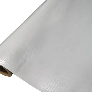 W38 3 Way Thermal Insulation Fireproof Metal Building Roof Flame Retardent Reinforced Polyethylene Scrim Kraft Paper Facings