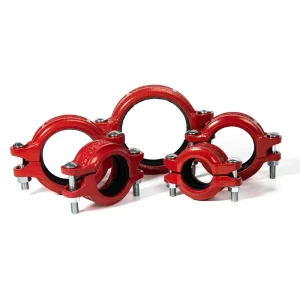 WFHSH New Fire Fighting Pipe Fitting Coupling 1-12″ Grooved Fitting Rigid Coupling For Pipe Connection With UL FM Certification