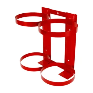 Wall Fixed Bracket Hanger Double Row Fire Extinguisher Rack for 2kg 4kg 5kg Flexible Firefighting Equipment Accessories