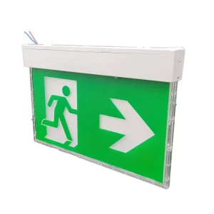 Wall Hanging Exit Sign Emergency Light Australian Standard Exit Sign LED For Escape Lighting