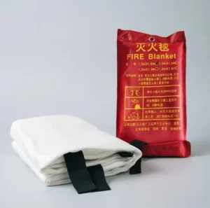 Wall Mounted Heat Resistant Fiberglass Fire Blanket Home Fire Fighting Emergency Fireproof Escape Safety Protection Kit