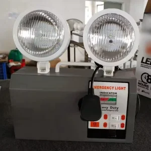 Warning Installed in Stairwell Dual Lamp Emergency Lighting Battery Emergency Light