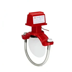 Water Flow Indicator Butterfly Side Inlet SS Clamp Cast Iron Fire Sprinkler System Fire Fighting Equipment 12