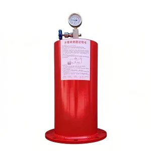 Water Hammer Arrestor Flange Type Pressure Relief Device With Gauge For Fire Protection Water Supply Pipeline