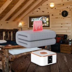 Water Heating Electric Blanket 8 Layer Safety Protection Washable Knitted Polyester Temperature Control Folded Picnic Airplane