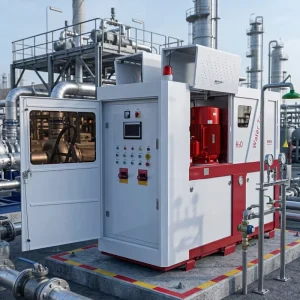 Water Mist Fire Suppression System for Oil and Gas Applications Turbine Enclosures