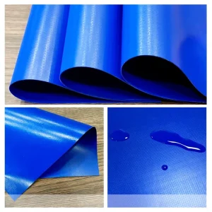 Waterproof Flame Retardant Anti UV PVC Coated Polyester Fabric Plastic Canvas Tarpaulin for Covering
