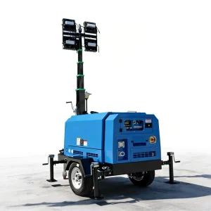 WellPower 403F 11G EPA 4F Certificated Mobile Emergency 7 10KW Water Cooling Silent Diesel Generator Light Tower ATS IP67 Rated