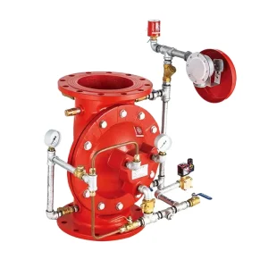 Wet Fire Alarm Check Valve Accessory with Flange for Firefighting Sprinkler Systems
