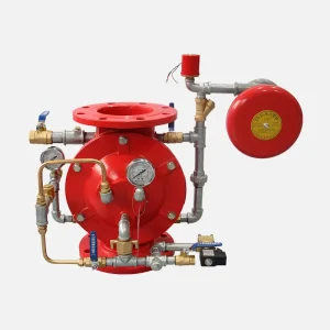 Wet type Flanged Adjustable Alarm Valve ZSFM Pre action Alarm Systems DN150 Water Fire Fighting Equipment CE