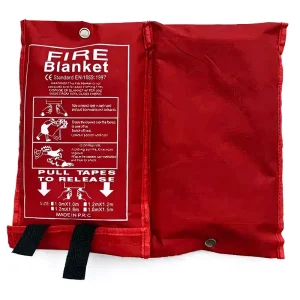 White 0.45mm Thick Home Fire Proof Size Customization Safety Emergency Fire Registant Fire Blanket