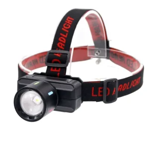 White Laser LED Headlamp High Lumen Rechargeable USB C Head Torch Lamp Waterproof Zoom Sensor Headlamps