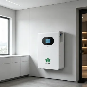 White OEM 5 25KWh Wall Mounted Battery 5 20KW with 10 Year Warranty for Home Backup