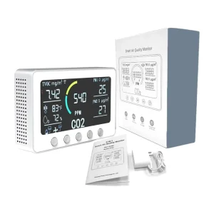 WiFi Smart Air Quality Monitor IoT Controller CO2 VOC PM2.5 VOC Transmitter with RS485 Multi Gas Detector Particle Counter