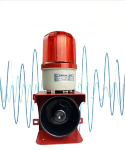 Wired & Wireless Fire Alarm Sounder Strobe Light 130dB Waterproof Voice Warning Siren for Crane Forklift Overhead Crane HX 119
