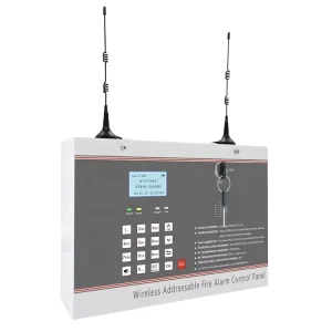 Wireless 433MHz Addressable Fire Alarm Control Panel with Devices