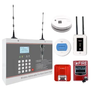 Wireless Addressable Fire Alarm Control Panel Wireless Addressable Fire Alarm System