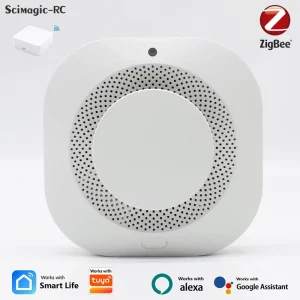 Wireless Fire Security Alarm System Smart Smoke Detector Photoelectric Fire Sensor Remote Push Alert for Home Hotel Warehouse