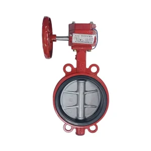 XF Firefighting Equipment Accessory Butterfly Valve Worm Gear Tamper Switch Ductile Iron Body High Pressure CCC Certified