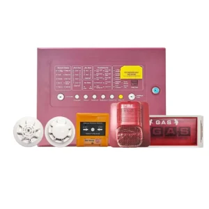 XHA 4 Zone Automatic Gas Fire Suppression Panel AC90-270V OEM ODM LED Display Wall Mount Max 30 Detectors for FM200 NOVEC CO2
