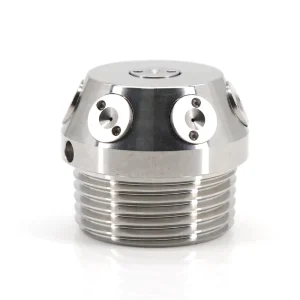 XSWT DN25 1″ Stainless Steel High Pressure High Flow Fine Water Mist Nozzle 360 Multi Orifice Open Fire Sprinkler Large Flow
