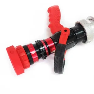Xhyxfire Fire Fighting Hose Nozzle Pistol Grip Flexible Durable Stainless Steel ABS Black Red QLD6.0 8III DN65
