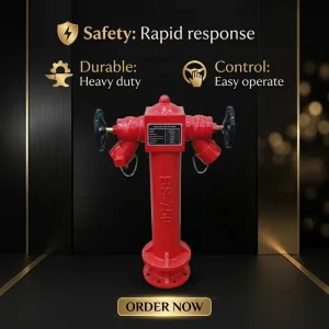XingLong Outdoor Wet Type Fire Hydrant 2 Way Pillar BS750 Standard Above Ground Fire Plug Fire Protection