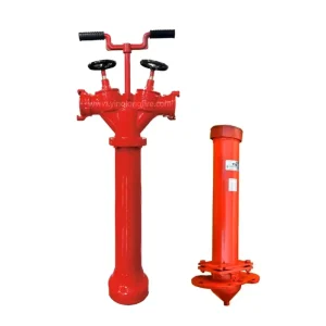 XingLong Red 2 Way Aluminum Alloy Ground Mounted Underground Fire Hydrant Customizable Durable 100mm for Indoor Use Airports