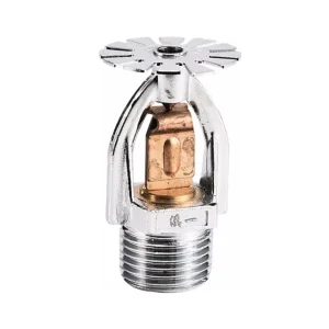 Xiyi Fusible Alloy Brass High Pressure 15mm Downward Spray Sprinkler Head for Firefighting Equipment Accessories