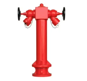 Yard Type Fire Hydrant Wet Type 2 Way Pillar Wet Barrel Fire Hydrant