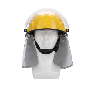 Yellow ABS Anti smash Firefighter Emergency Rescue Safety Helmet CE Certified Flame Retardant