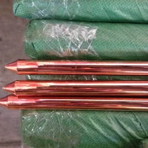 YiYang High Voltage Lightning Protection Copper Clad Steel Ground Rod Model YY Reliable Installing Electrical Equipment