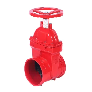 Z85X Groove Shaped Manual Gate Valve Water Conservancy Fire Use Concealed Stem Non Rising Stem Soft Sealed 2in-10in