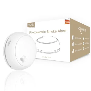 ZigBee Smart Wireless Smoke Detector Fire 85dB Sound Alarm Siren Sensor Smart Safety Protection Home Kitchen Fire App Alert