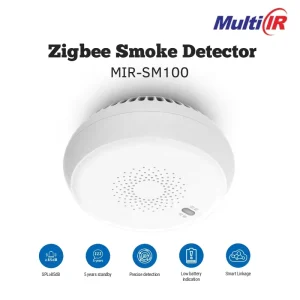 Zigbee Smoke Detector Smart Home Fire Alarm Wireless Sensor for Home Security Automation