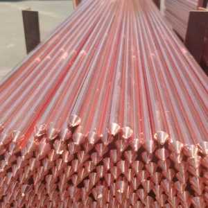 Zker Factory Price OEM High Voltage Solar Earth Rod Lightning Protection with Copper Coating Lightning Protection Earthing
