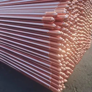 Zker Factory Price OEM ODM Grounding Electrode Copper Bonded Rod Copper Clad Steel Earth Rod Lightning Protection Earthing